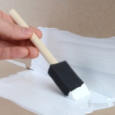 프레소마켓 스폰지브러쉬 2.5CM 폼브러쉬, 1개