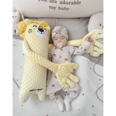 잠잠 수면보조인형 아이를 재워주는 인형 KC인증 완료 우리아이에게 안심하고 사용하세요, 잠잠 사자