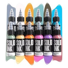 SOLID INK 邁阿密粉彩時尚套裝組12色 水彩渲染風格調配