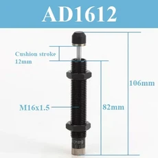 조절식 완충기 유압 오일 압력 버퍼 AD1410 AD2016 AD2020 AD, 16 AD1612, 1개