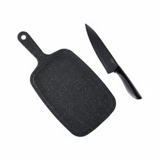 바겐슈타이거 블랙 칼도마 2종 세트, 1세트, 셰프 식도 + 마블 핸디도마 중