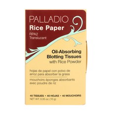PALLADIO 米糠透光面膜紙, 40枚入, 1個