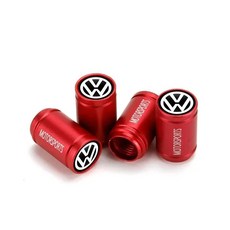 제타 골프 매트 자동차 휠 타이어 밸브 캡 라인 티구안 보라 비틀 시로코, 2. B-Red, 1개