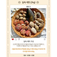 선주직송 제철모둠조개세트, 1박스, 실속세트 (2kg)