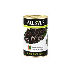 알레스베스 블랙올리브 슬라이스 390g, 1개