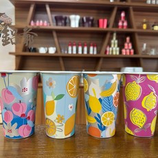 【】新款精緻水果係列!遇冷變色!漸變效果創意家居果茶啤酒杯鋁杯子 NHZY, 1個, 水果杯-草莓*1