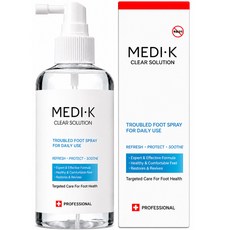 약국입점 의약외품 메디케이 클리어솔루션 초대용량 250ml 풋스프레이 손발톱 발바닥 발가락 냄새제거 약, 1개, 1개입