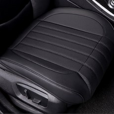 벤비아 레그플러스 3D 차량용 가죽 시트커버 자동차 방석 길이연장 사계절 신차 중고차 시트카바 국산차 수입차 현대 BMW 벤츠 아우디 기아 등 00430, A1 로얄블랙, 1개, 앞좌석