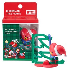 영실업 [영실업] BT21 크리스마스 트리 피규어 TATA, 1개