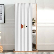 전신거울 가리개 도어 커튼 패브릭 가림막 커버