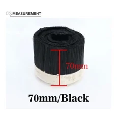 산업용 먼지 브러시 스트립 CNC 라우터 먼지 커버 기계 공작 캐비닛 목공 조각기용 헤비 듀티 실링 브러시, 02 Thickness 5mm, 04 70MM Black