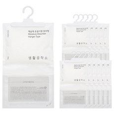 생활공작소 제습제 옷걸이형 점보형 본품, 400g, 12개