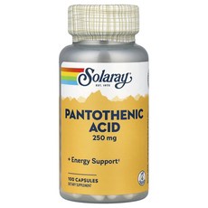 Solaray 판토텐산 캡슐, 1개