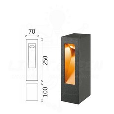 舞光 威爾斯 LED 草皮燈 走道燈 OD-31 25cm/65cm, 25cm