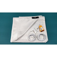 BHO 靜電消除接地床單 MTC-CW0/舒眠床單grounding sheet消除靜電床單導電床單接地睡眠床單台灣製, 1個, MTC-CW01L2-A2