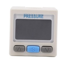 DC1224V 디지털 압력 스위치 0~101kPa 디스플레이 RC 18인치 나사 공기 조절 밸브 공압 진공 컨트롤러 공기용 부식 방지 가스용, DC12-24V 디지털 압력 스위치 0~101kPa 디