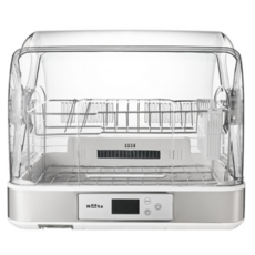 하츠 전기 식기건조기 블랙, 01 CDD-571H (45L 대용량/2단수납/화이트)