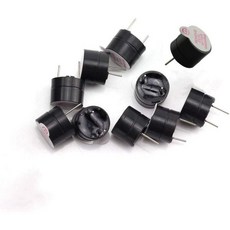 아두이노 라즈베리파이용 DC 3V 액티브 버저 2단자 마그네틱 전자 연속 롱 비프톤 알람 경보기 10개 팩