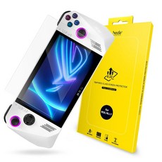 hoda AR 抗反射 亮面 9h 螢幕貼 疏油疏水 保護貼, 1個, 亮面 玻璃貼,ASUS ROG Ally
