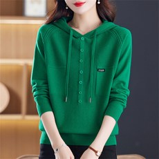 besteffie 여성용 후드 니트 캐시미어 스웨터 캐주얼 가을 겨울용 부드러운 데일리