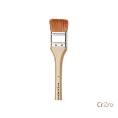 화홍 백붓 132 납작 유화붓 30mm 전문가용 페인트 브러쉬 미술용 빽붓 1개입