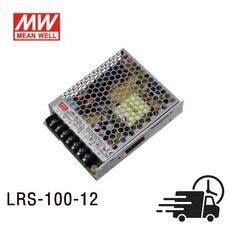 민웰 LRS-100-12 파워서플라이 SMPS DC12V 8.5A NES-100-12/ RS-100-12 대체품, 1개