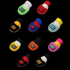 모리모토 야구 디자인 플러스 손등보호대 타자 손등가드, 1개, 스카이블루/옐로우