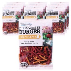 펫더맨 치즈버거 져키, 오리고기, 100g, 10개