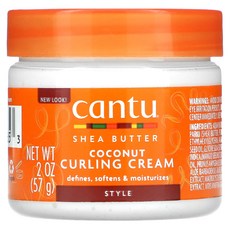 몸관리하세요 겨울입니다 Cantu 자연스러운 모발용 시어버터 코코넛 컬링 크림 57g(2oz) 특별관리진행, Cantu자연스러운모발용시어버터코코넛컬링크림57g2oz