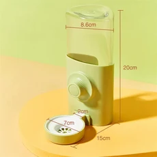 워터 디스펜서 애완 동물 피더 교수형 그릇 식품 용기 강아지 고양이 토끼 기니피그