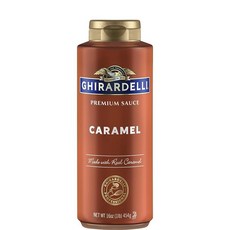 Ghirardelli 화이트 초콜릿 맛 소스 6 Oz, 소스병, 캐러멜, 1, 454g