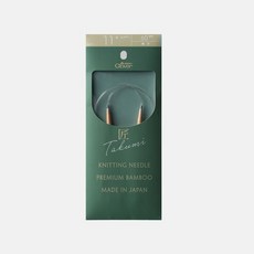 크로바 45-700~45-715 타쿠미 60cm 줄바늘(0호~15호) Clover Takumi Bamboo Circular Knitting Needles, 1개