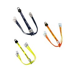 완성 안전모 턱끈 턱스트랩, 형광, 10개