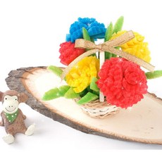 (PL) 플레이콘 카네이션꽃바구니(5인용), 본상품, 본상품