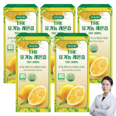 유기농 레몬즙 원액 NFC 생레몬 착즙액 스틱 식약처 HACCP, 70개, 20ml