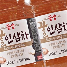 꿀인삼차 달콤 인삼향 전통 홈카페 따뜻한 음용차 2병, 1박스
