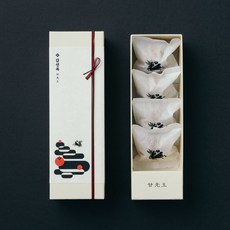 [감선옥] 산청 곶감단지 오리지널 4구 선물세트+쇼핑백, 1세트