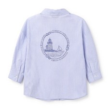 레노마키즈 주니어 루즈핏 7부 소매 셔츠(R2421B351)