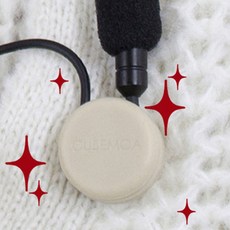 (큐브모아) 유튜브 개인방송 핀마이크 자석 홀더 클립 큐브모아 PM-0, 1개, 블랙