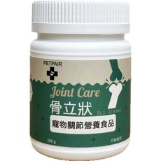 petpair 骨立狀寵物關節營養食品 (玻尿酸+MSM) 犬貓適用 關節保健食品, 1個, 骨骼/關節強化, 100顆