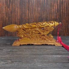 【川流雕刻社】文昌筆含座 立體雕刻 入宅賀禮 木製藝品 禮品 宮廟互贈