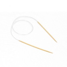 손뜨개 공예용 원형 바늘 긴 케이블 연결 대나무 소재 끝부분 매끄러운 마감 처리, 1개