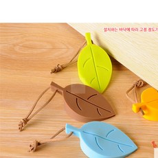 나뭇잎 모양 도어스토퍼 색상랜덤 문닫힘방지 받침대 손끼임방지