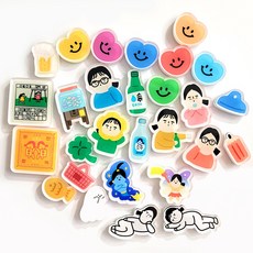 27종 1개 일상다반사 아크릴 마그넷 홀더자석 냉장고 장식 자석 현관문자석, 26 요정, 상세페이지 참조