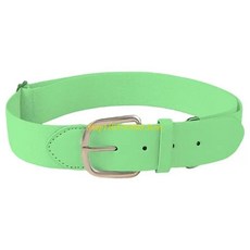 어린이와 호환되는 야외 스포츠 스트레치 벨트 조절 가능 소프트볼 벨트 야구 벨트, Fluorescent Green, 1개