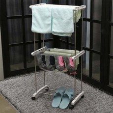 접이식 빨래 건조대 2단/스텐빨래건조대/세탁건조대/빨래대/소형빨래건조대/이동식빨래건조대/스텐건조대, 접이식 빨래 건조대 2단/스텐빨래건조대/세탁건조대/빨래, 1