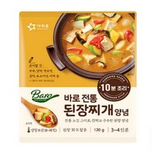 아워홈 구수한 전통 된장찌개양념(3~4인분), 120g, 4개