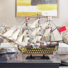 범선 요트 실내장식 배모형 인테리어 프라모델 선박 장식품 베스푸치 넘버 65cm, 프리퍼드 빅토리(60cm), 1개