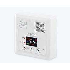 써브텍 H300WF WIFI 노출거치형 IOT 6kW 고용량 화이트/실버 온도조절기 전기필름, 조절기만, 실버