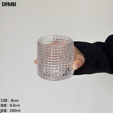 DFMEI 創意旋轉帶杯墊解壓玻璃杯不倒翁威士忌酒杯咖啡杯果汁杯啤酒杯子, 1個